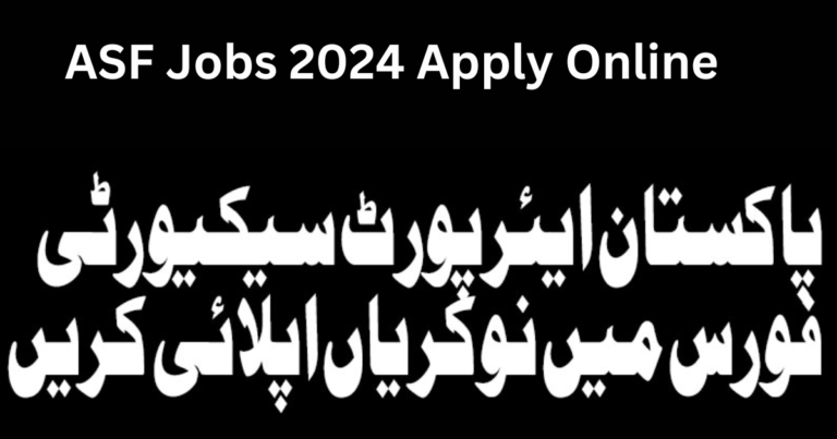 ASF Jobs 2024 Apply Online